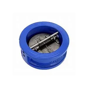 Cast iron butterfly check valve