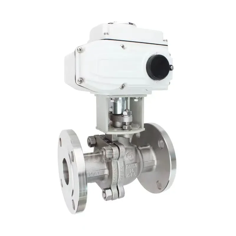 Electric stainless steel flange ball valve