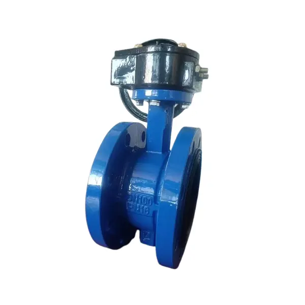 Soft sealed flange butterfly valve para sa pipeline ng supply ng tubig